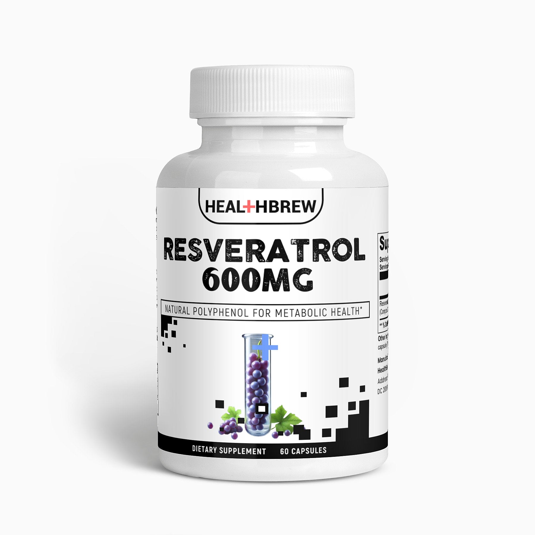 HealthBrew's Resveratrol 600mg