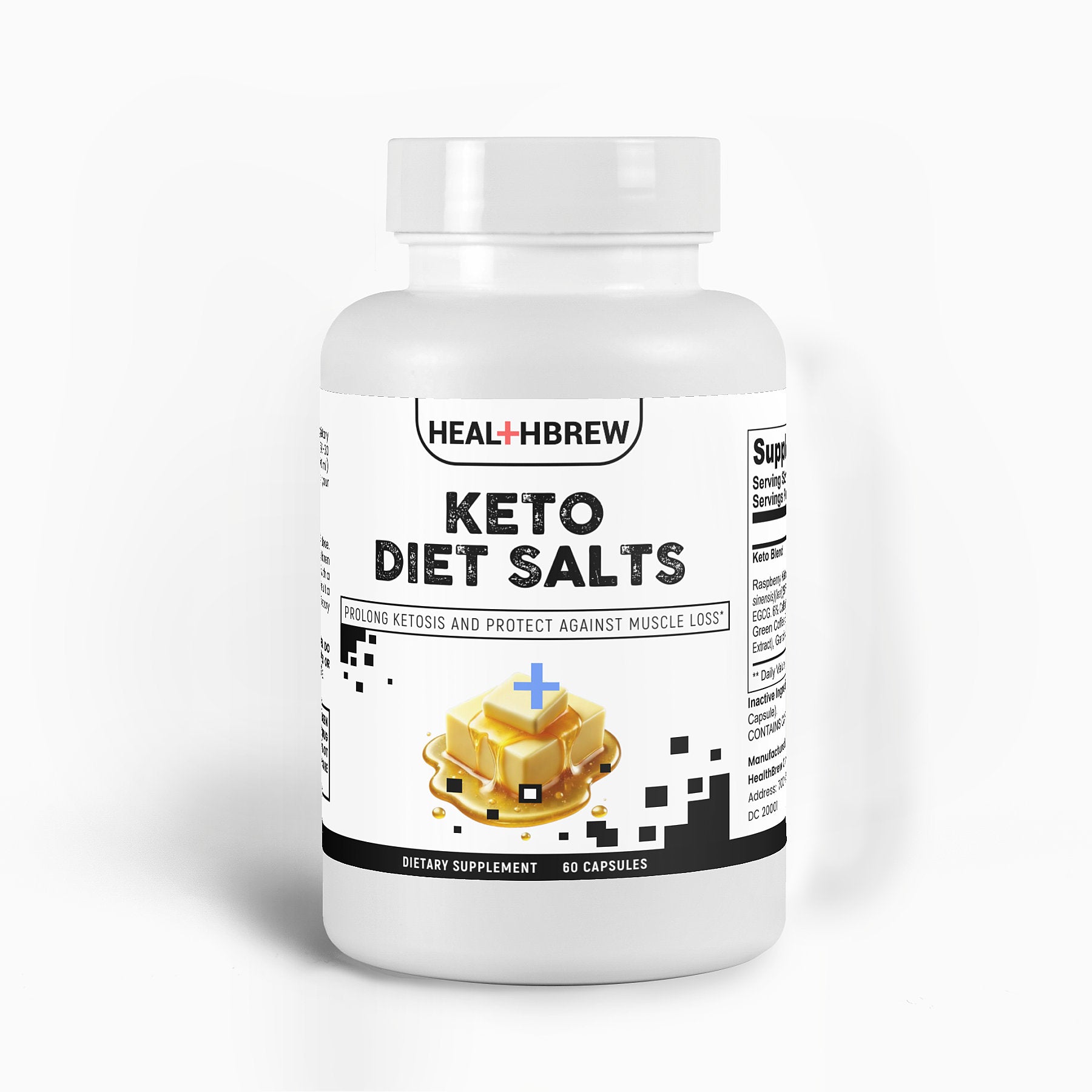 HealthBrew's Keto Diet Salts BHB