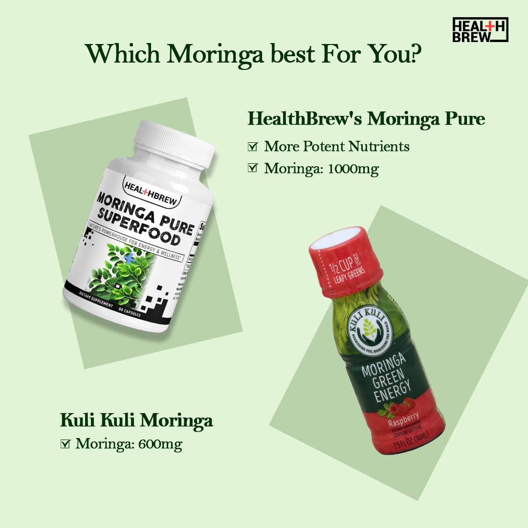 HealthBrew's Moringa Pure Superfood