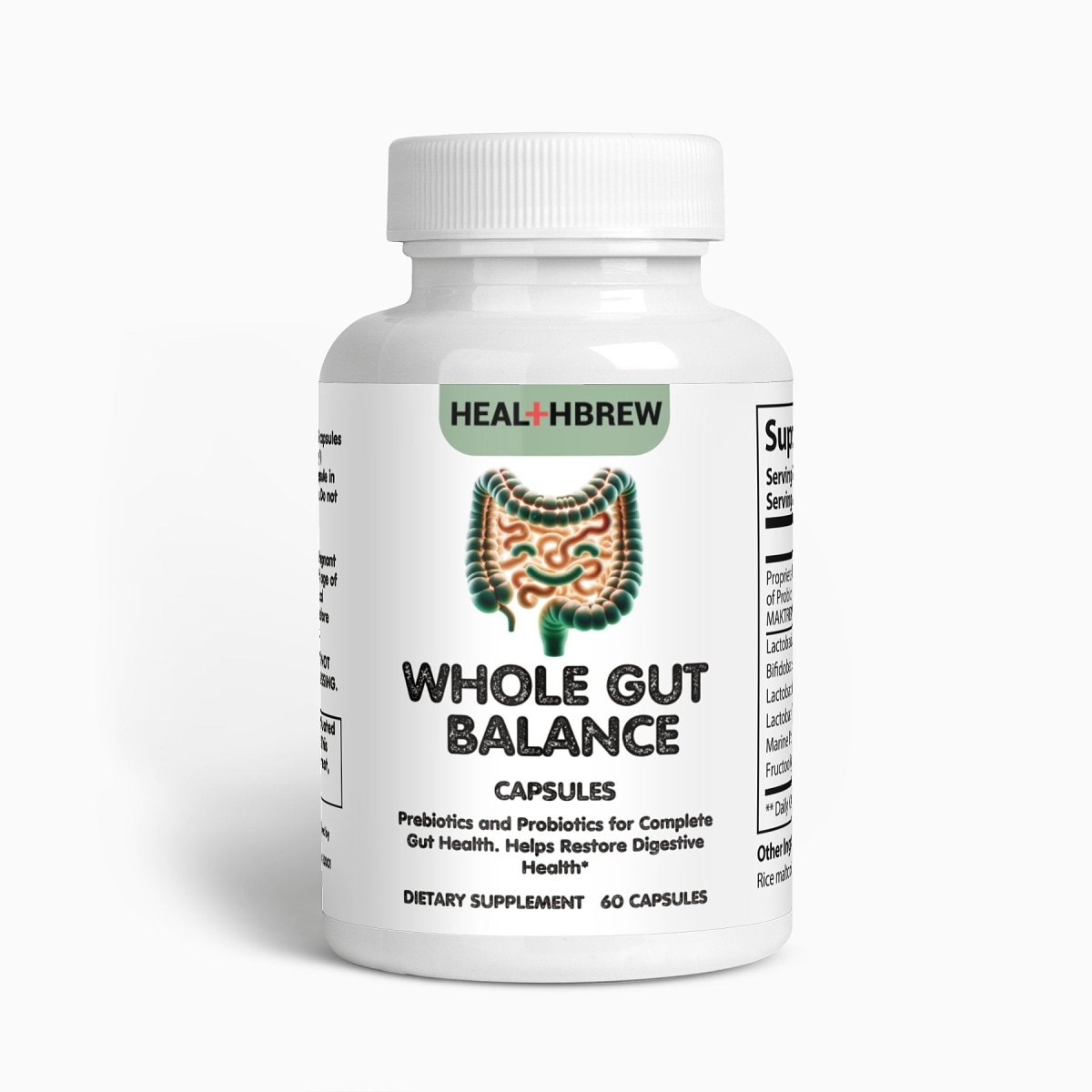 HealthBrew's Whole Gut Balance with Probiotics & Prebiotics - HealthBrew Clinic